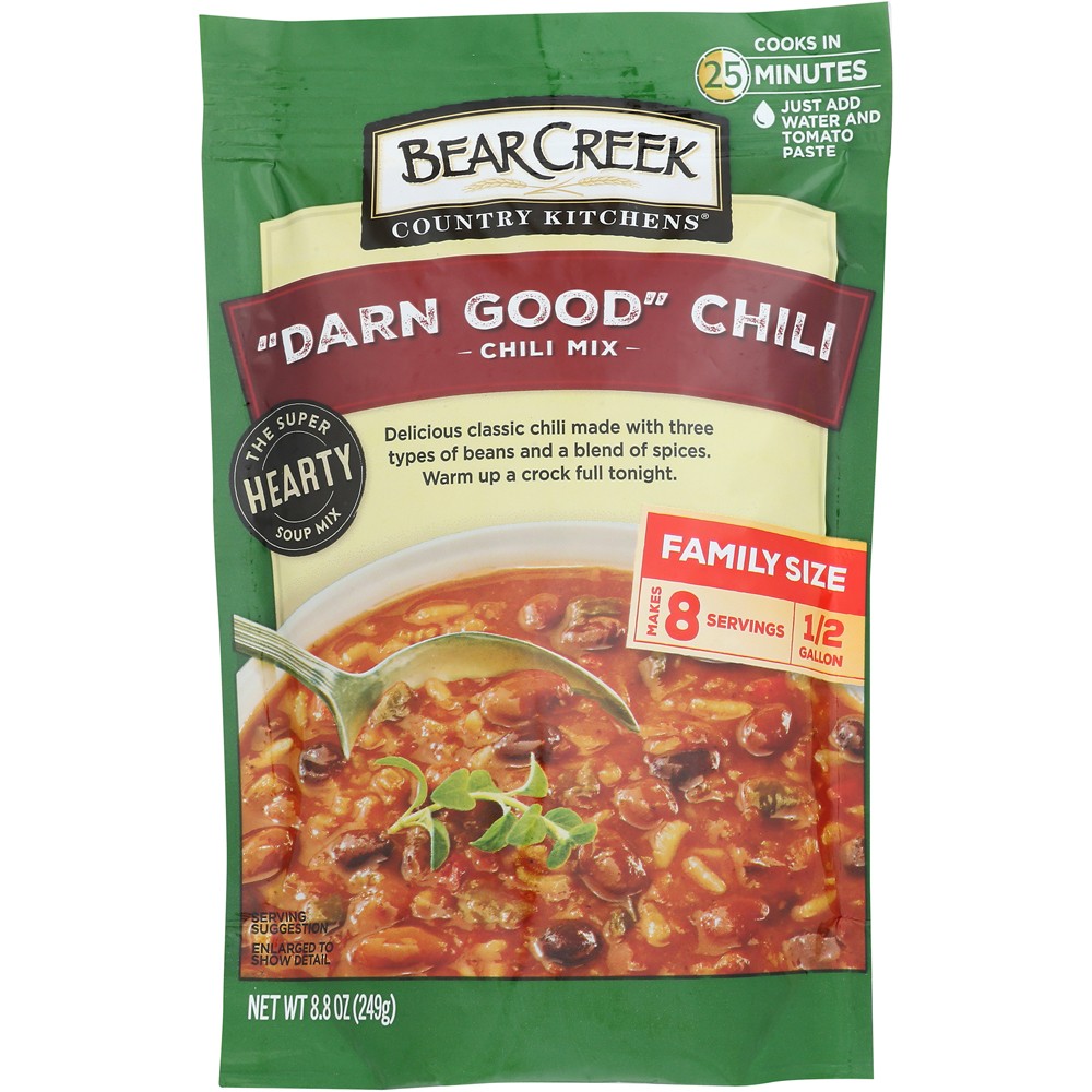 Darn Good Chili Mix By Bear Creek 8.8 Oz Package Beans 6 Pack