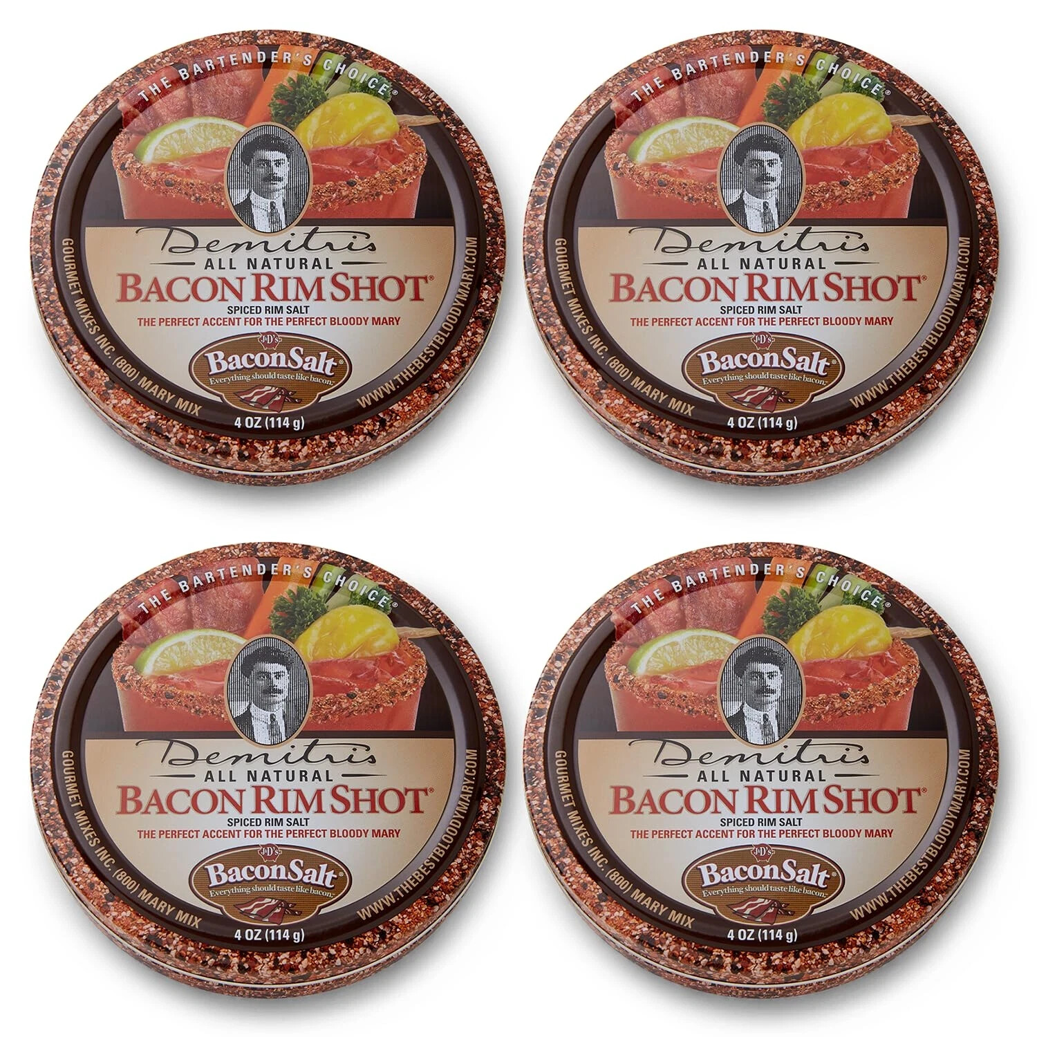 Demitri’S Bacon Rimshot Spiced Rim Salt – Bacon Flavored Salt Rimmer for Cocktai