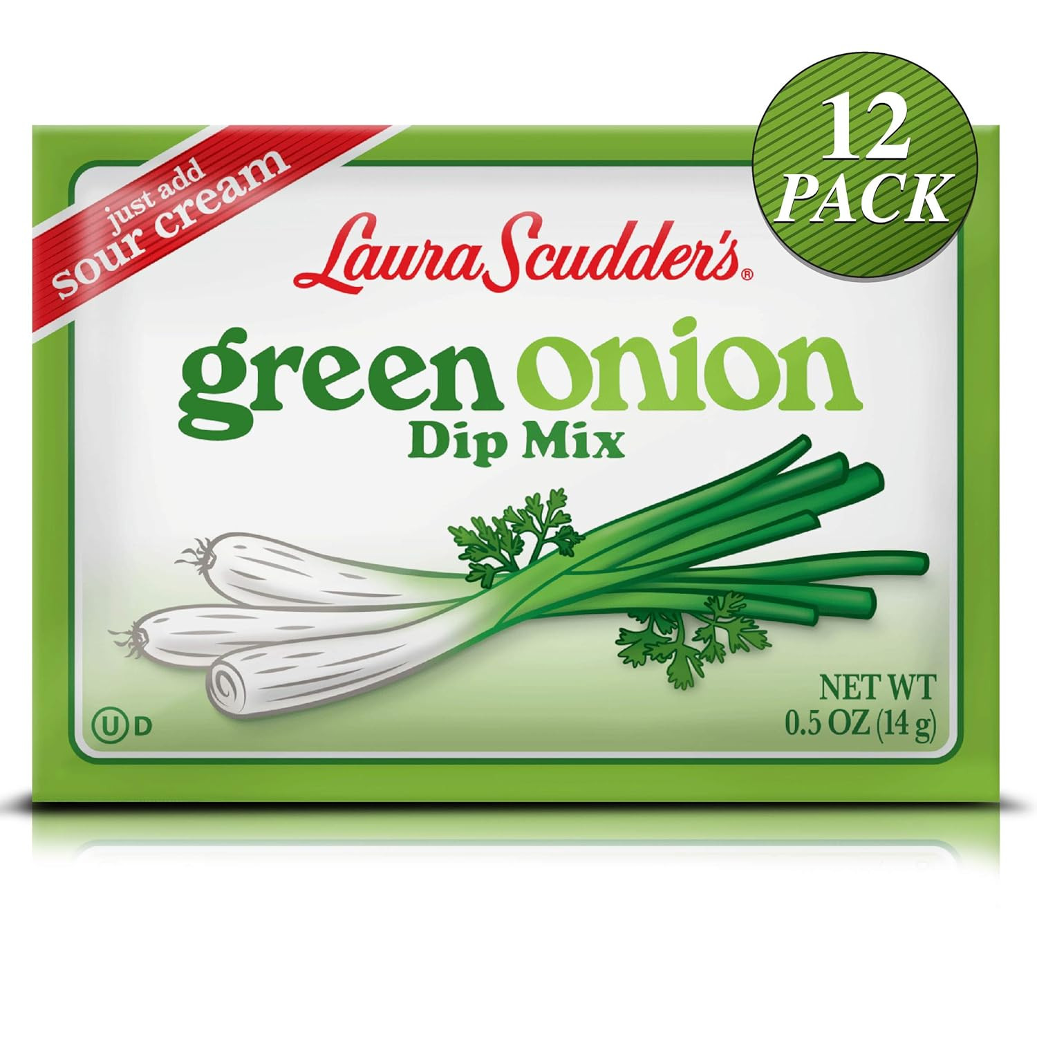 Green Onion Dip Mix Seasoning Powder Sauce 0.5 Ounce (Pack of 12)