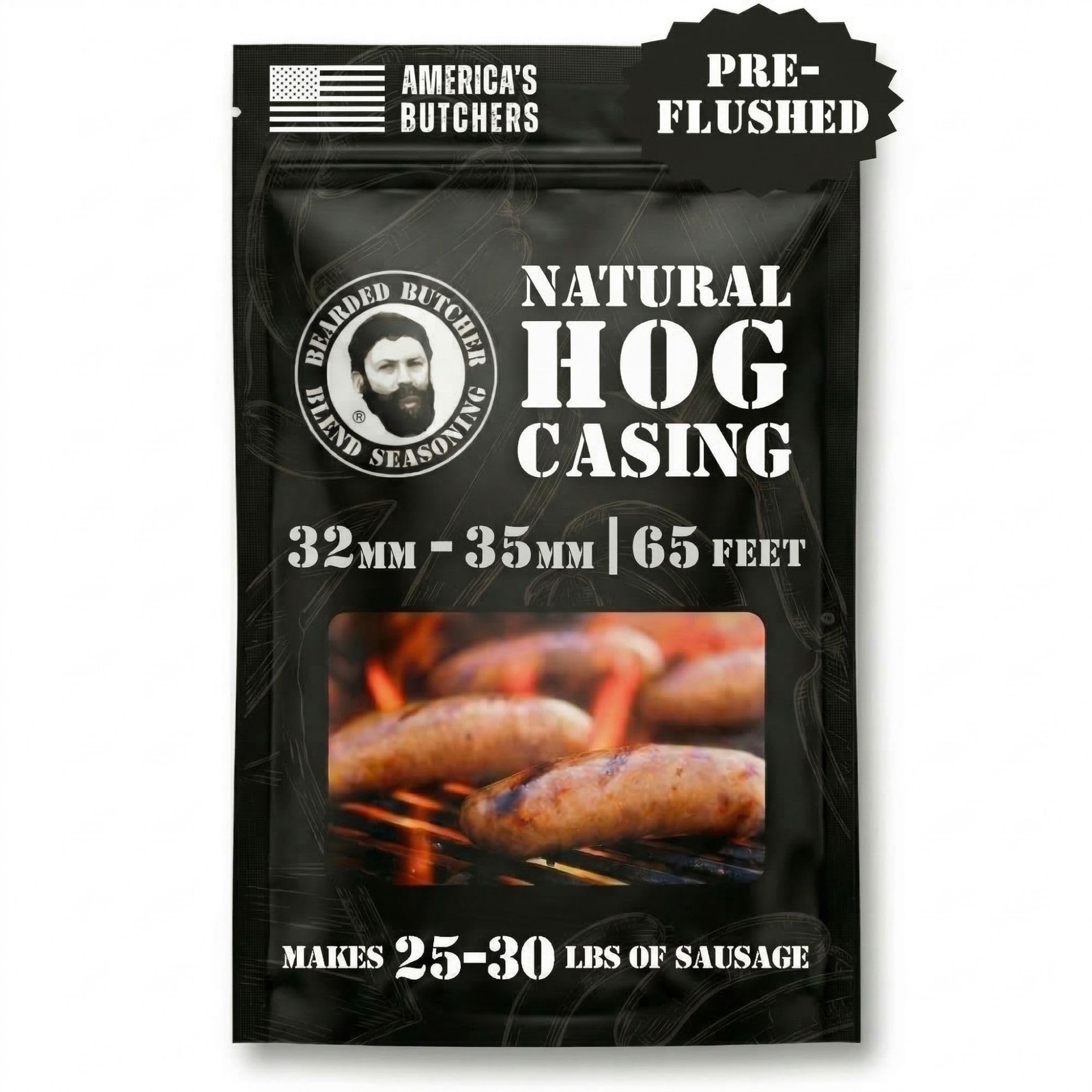 Natural Hog Casings 3235mm Edible Sausage for 30lb Meat Bratwurst Italian