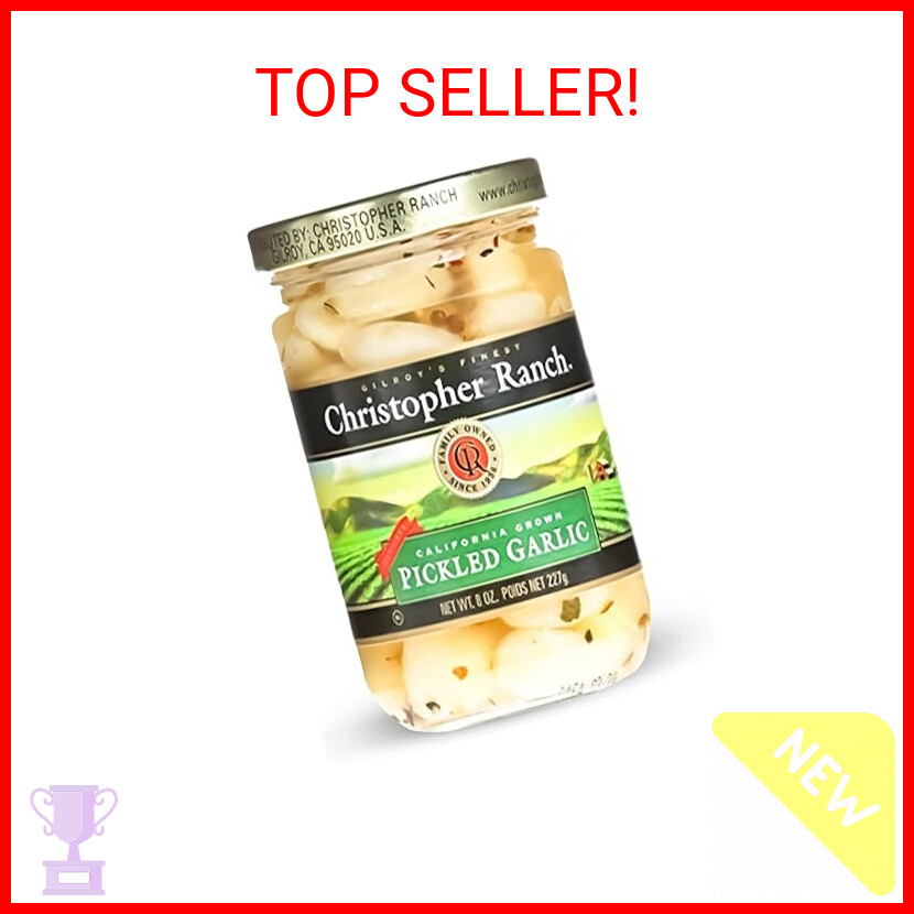 Christopher Ranch Pickled Garlic | Award Winning Heirloom Fresh Garlic & Spicy P