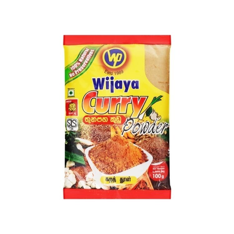 Ceylon Curry Powder Wijaya Product Pure Organic 100% Sri Lankan Natural Spices