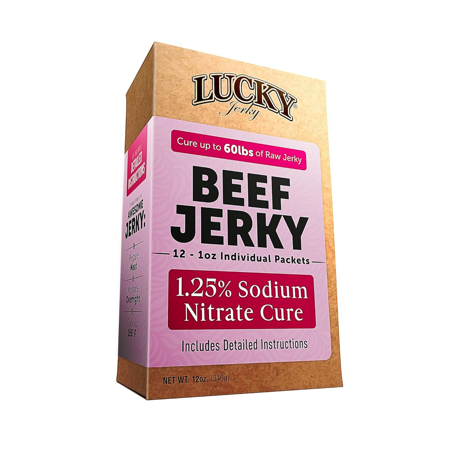 Lucky Jerky Seasoning Cure Kit – Cures 60lbs of Meat