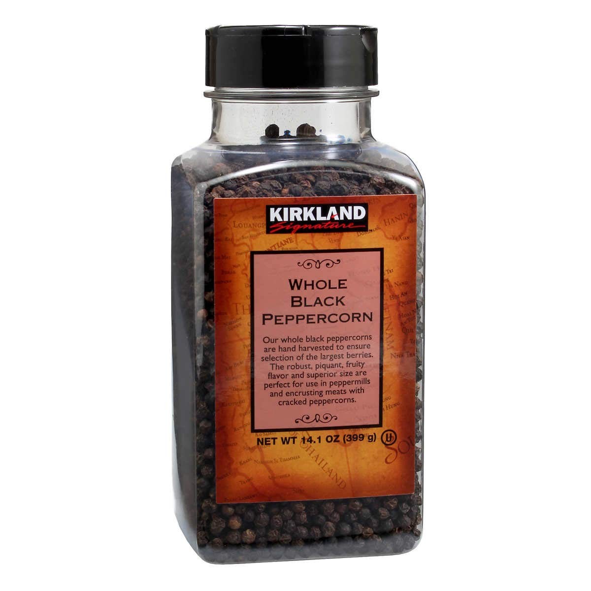 Kirkland Signature Whole Black Peppercorn, 14.1 Ounce