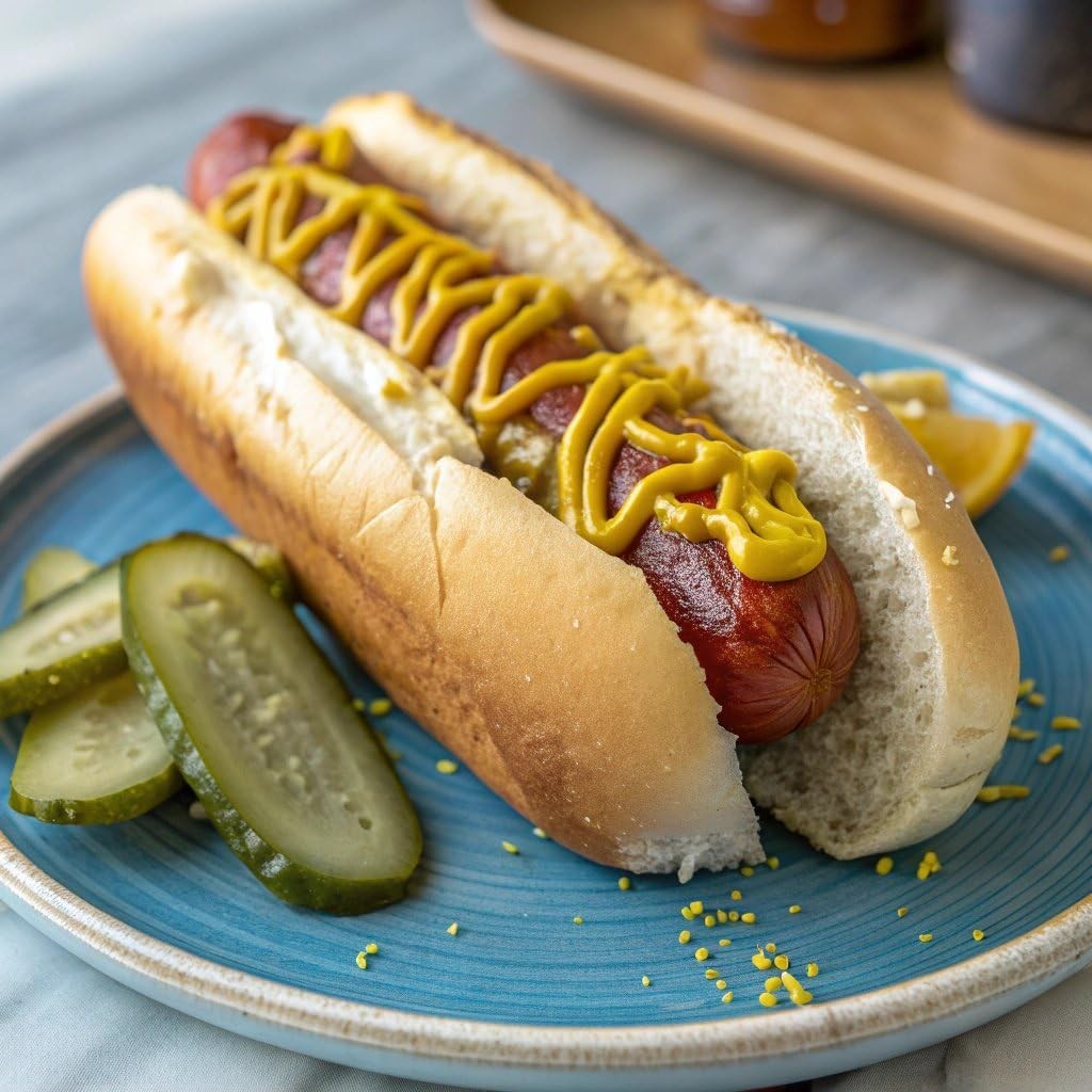 8 Ounce Classic Yellow Mustard – USDA Certified Organic & Perfect for Hot Dogs