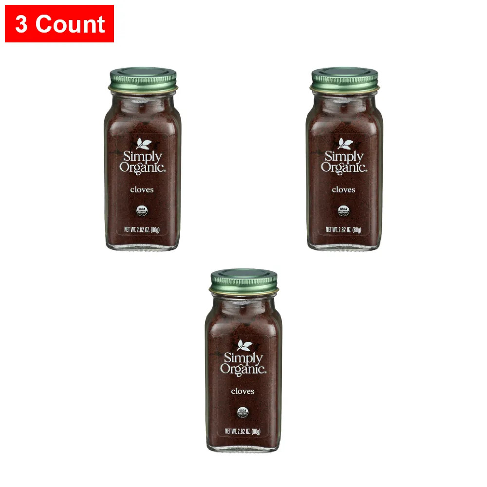Simply Organic Organic Cloves 2.82 oz – 3 Count