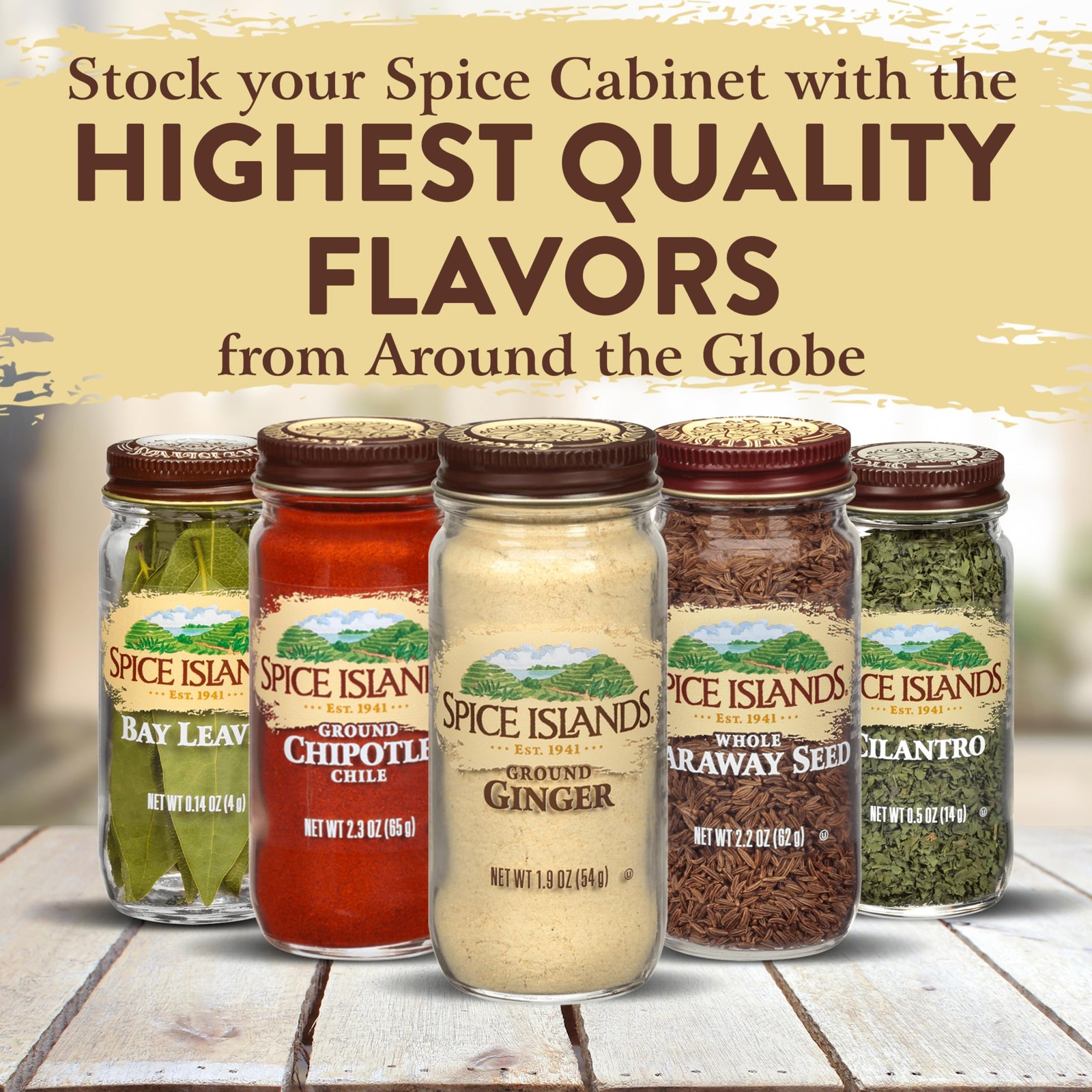 Spice Islands Ground Nutmeg 21 Ounce Pack Authentic Flavor Aromatic Seasoning
