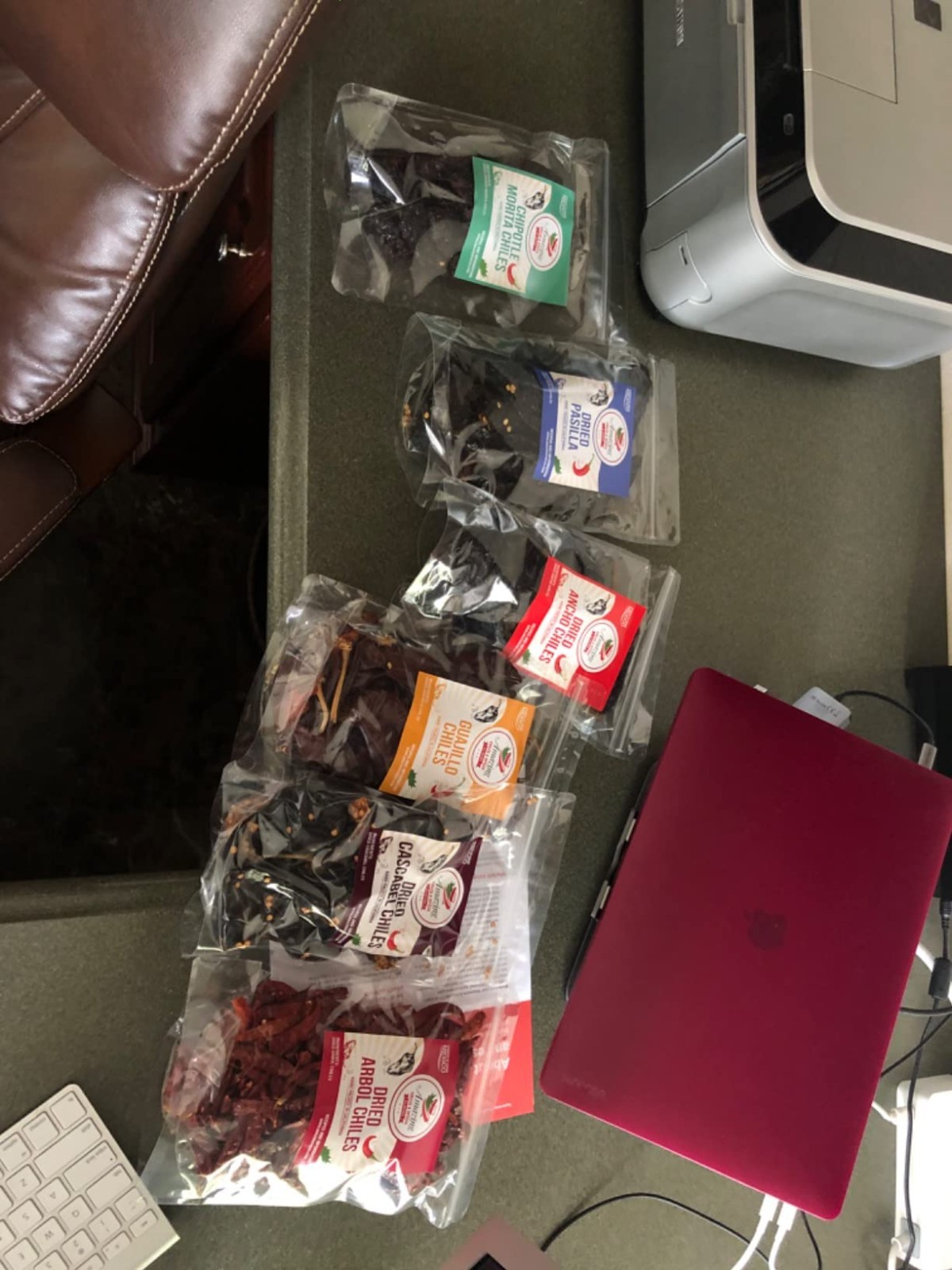 Dried Peppers 6 Pack Bundle -Ancho, Guajillo, Pasilla, Arbol, Chipotle, Cascabel