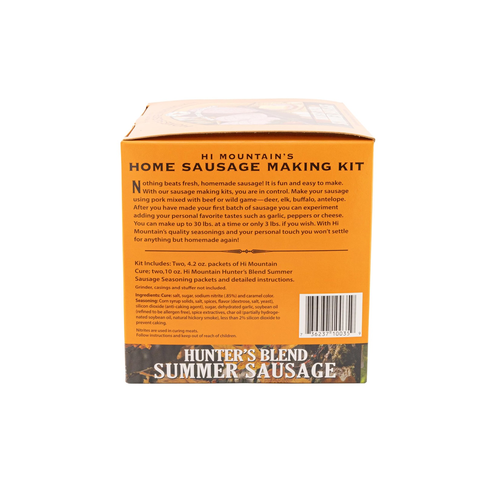 Hi Mountain Summer Sausage Seasoning & Cure ǀ HUNTER’S 28 Ounce (Pack of 1)