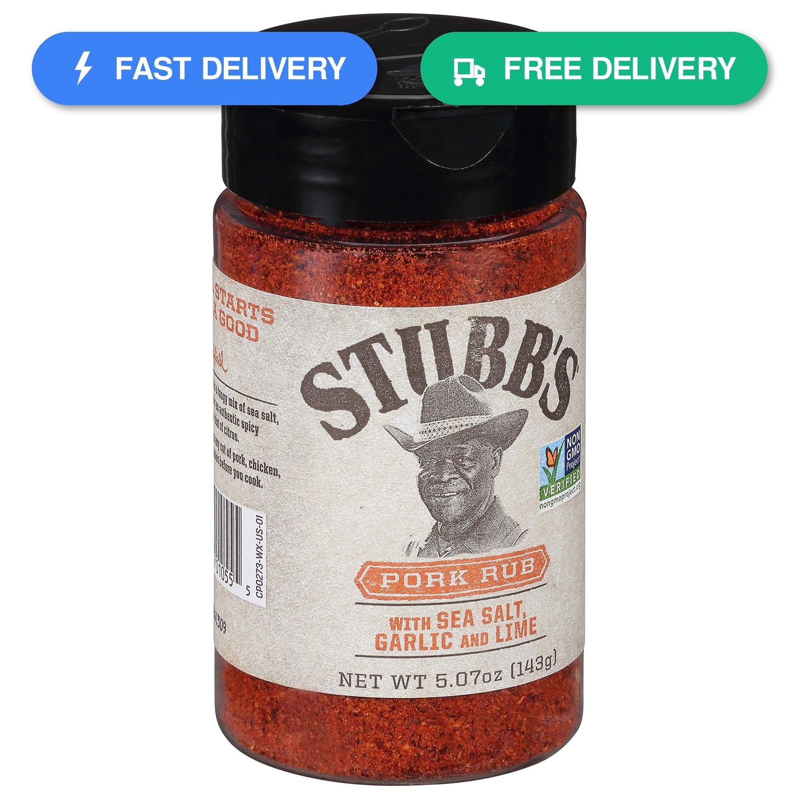 Stubb’s Pork Rub, 5.07 oz