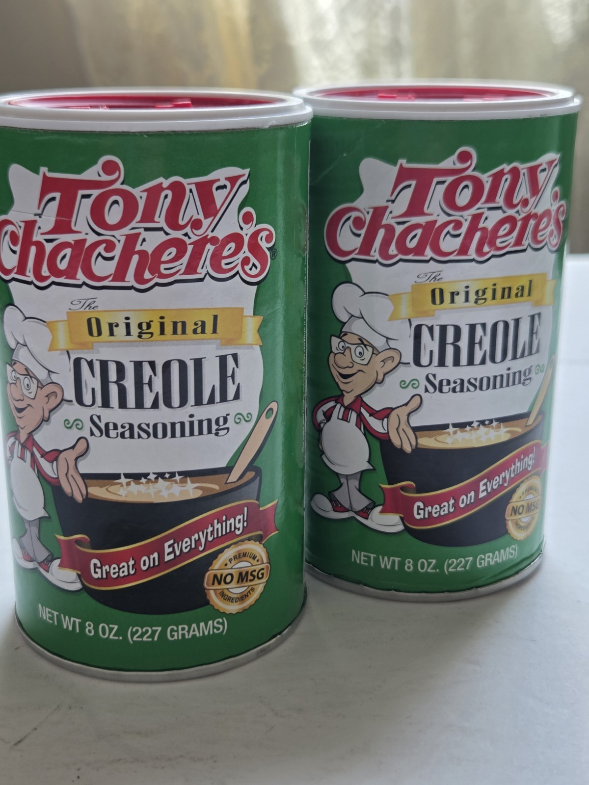 Tony Chachere’s Original Creole Seasoning (2) 8oz Exp Feb & April 2028 NEW