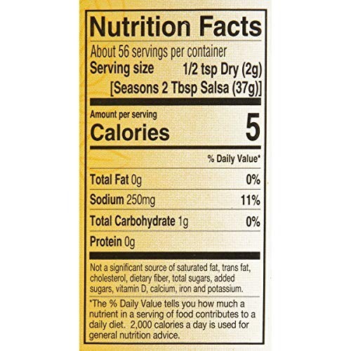 Mild Salsa Canning Mix – Easy Homemade Salsa, Mild Spice, 4 oz Packet, 12 Pack