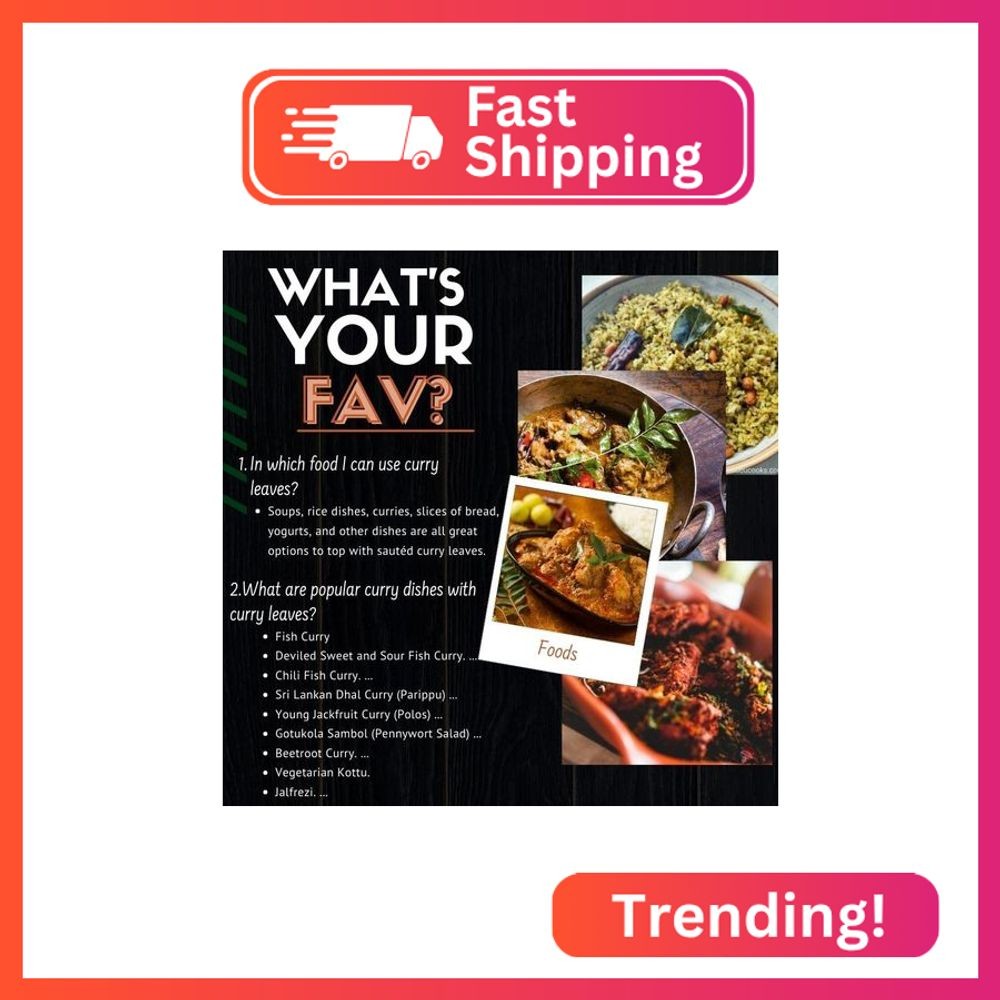 Dried Curry Leaves 0.7 Oz (20g)fresh Curry Leaves | Whole Herb to Flavor all Foo