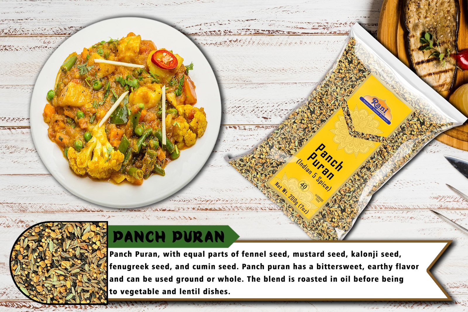 Rani Panch Puran (5 Spice) 7oz (200g)