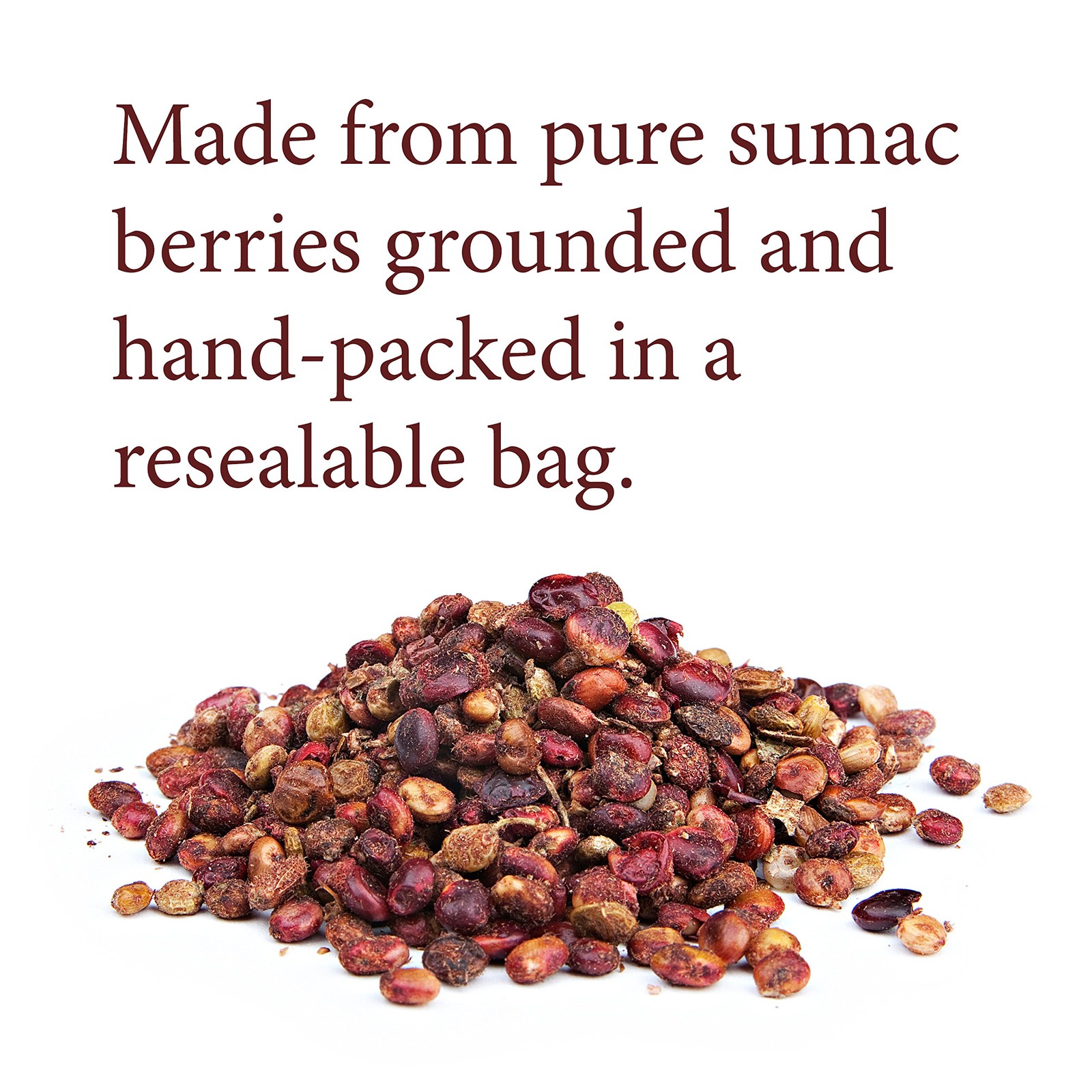 Pure 100% Ground Sumac Spice, No Salt, no GMO, no Irradiation, Sumac Seasoni…