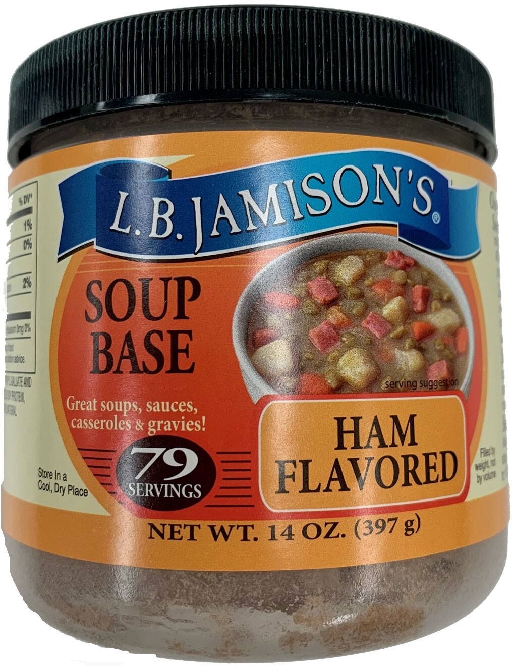L.B. Jamison’s Ham Flavored Soup Base 14 oz (3 – pack)