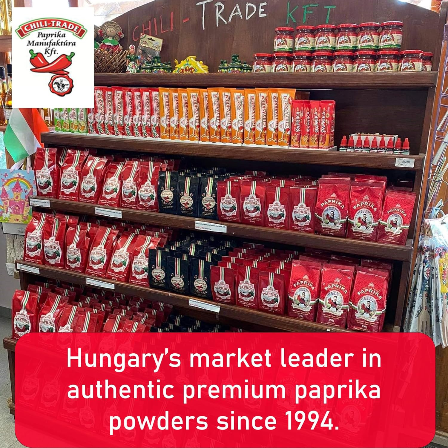 Hungarian Sweet Paprika (8.8oz/250g) Imported from Kalocsa, Hungary