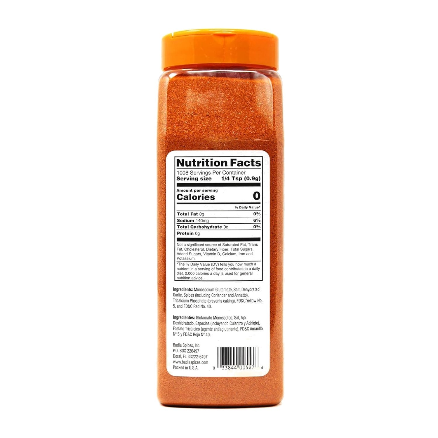 Latin Seasoning Sazon with Coriander & Annatto