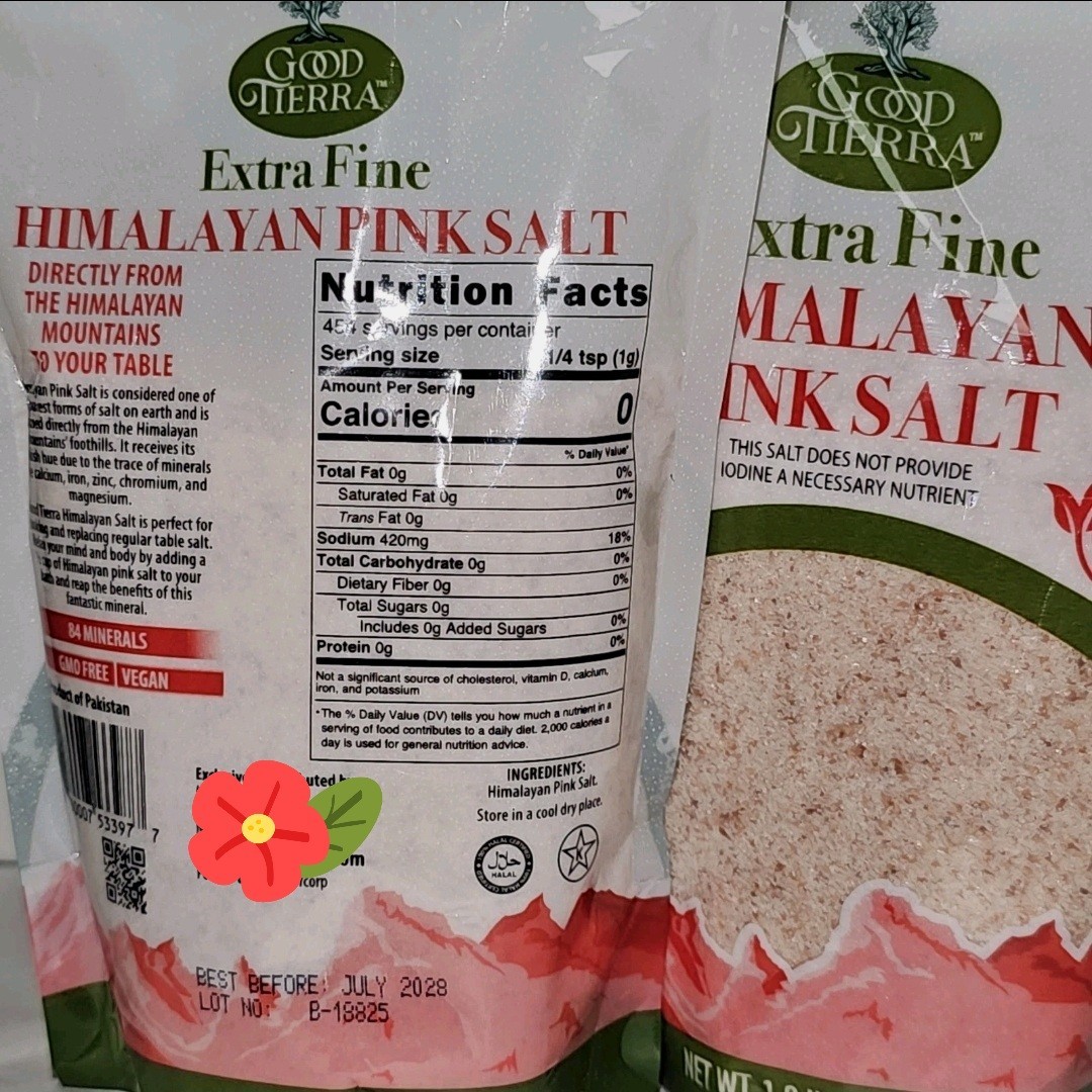 Himalayan Pink Salt 2 Pack Extra Fine Mineral Rich Gourmet Cooking Good Tierra