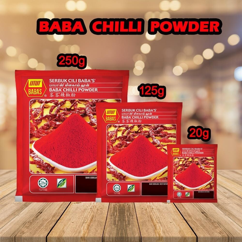 6x BABA’S CHILLI POWDER (125g)