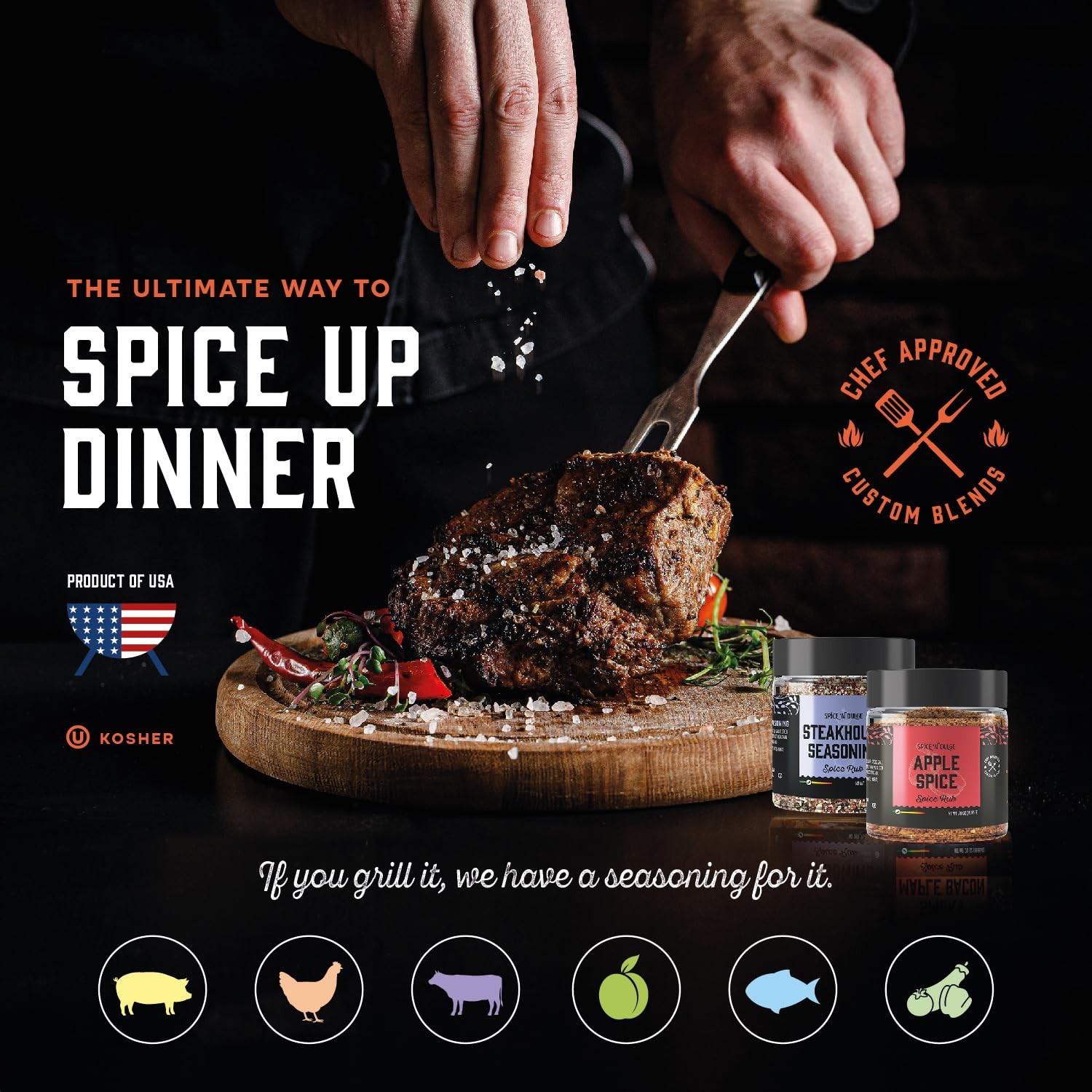 Grilling Spice Set Grill Seasoning Gifts, 20 Unique 0.68 Ounce (Pack of 20)