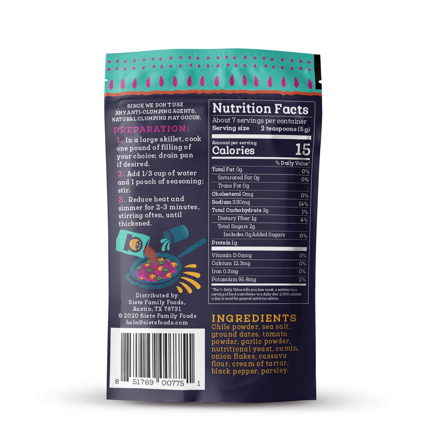 Taco Seasoning Mix Pack | Gluten Free | Vegan | Paleo | Preservative Free | W…