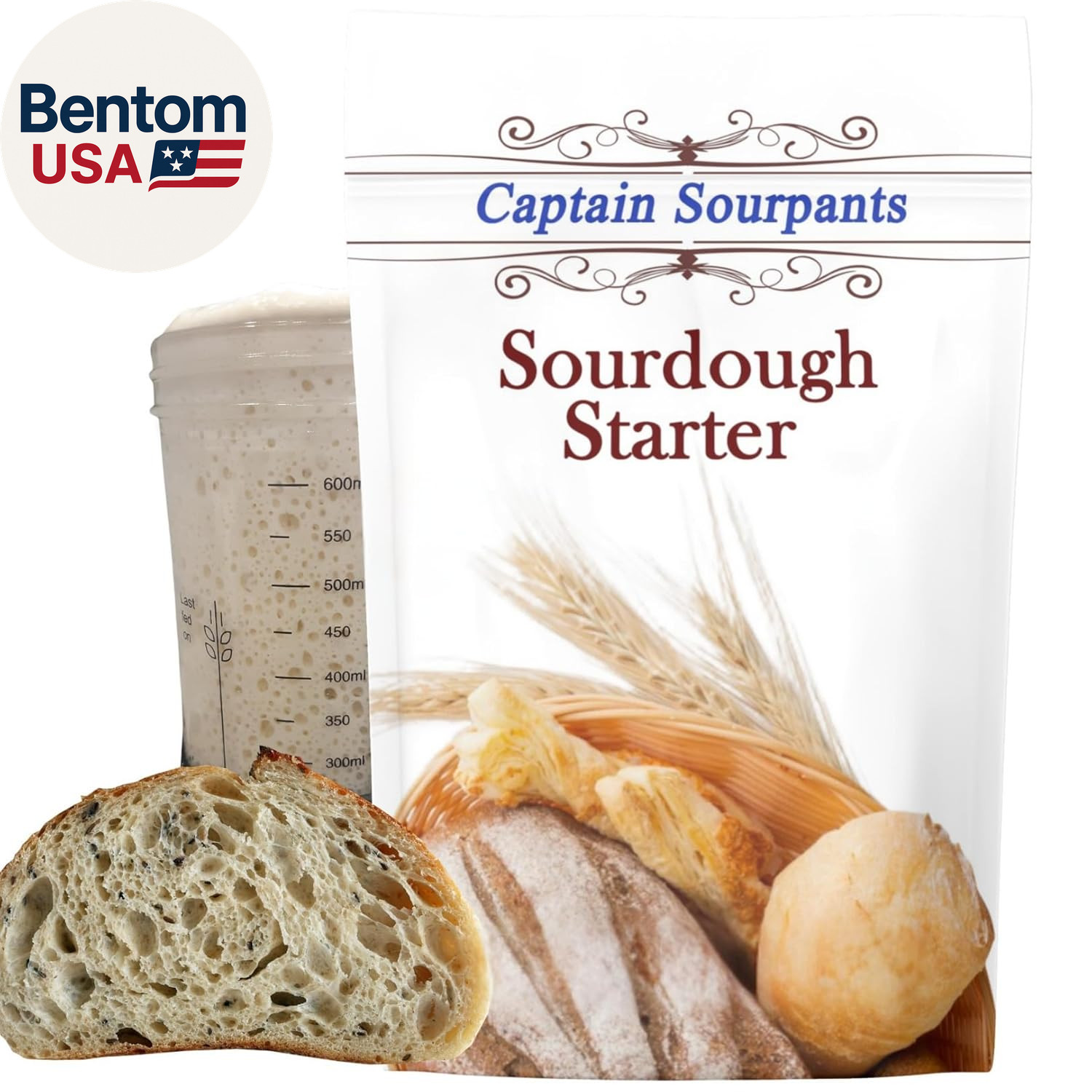 Mature Sourdough Starter Culture – 100+ Years Old Dehydrated Sourdough Starter K
