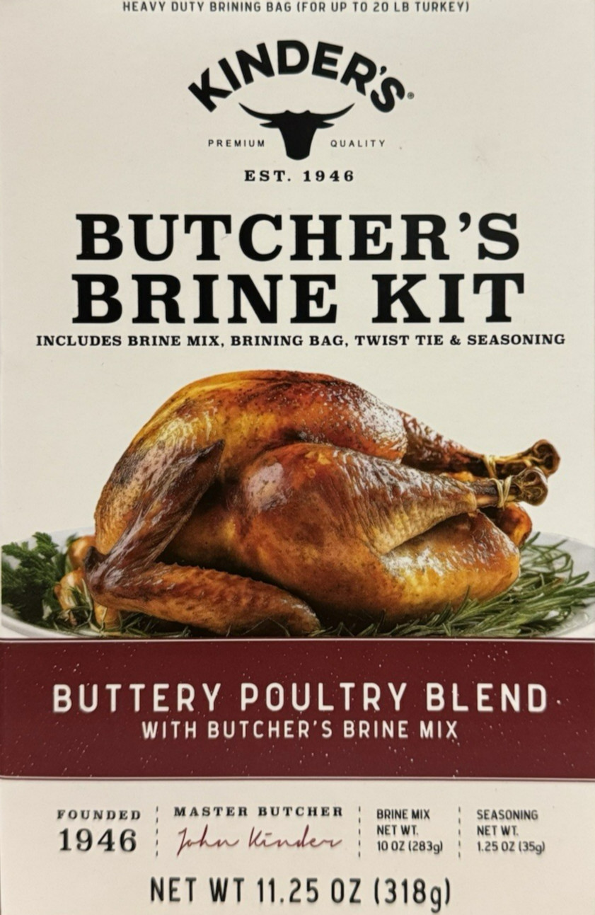 Kinder’s Butcher’s Brine Kit – Buttery Poultry Blend