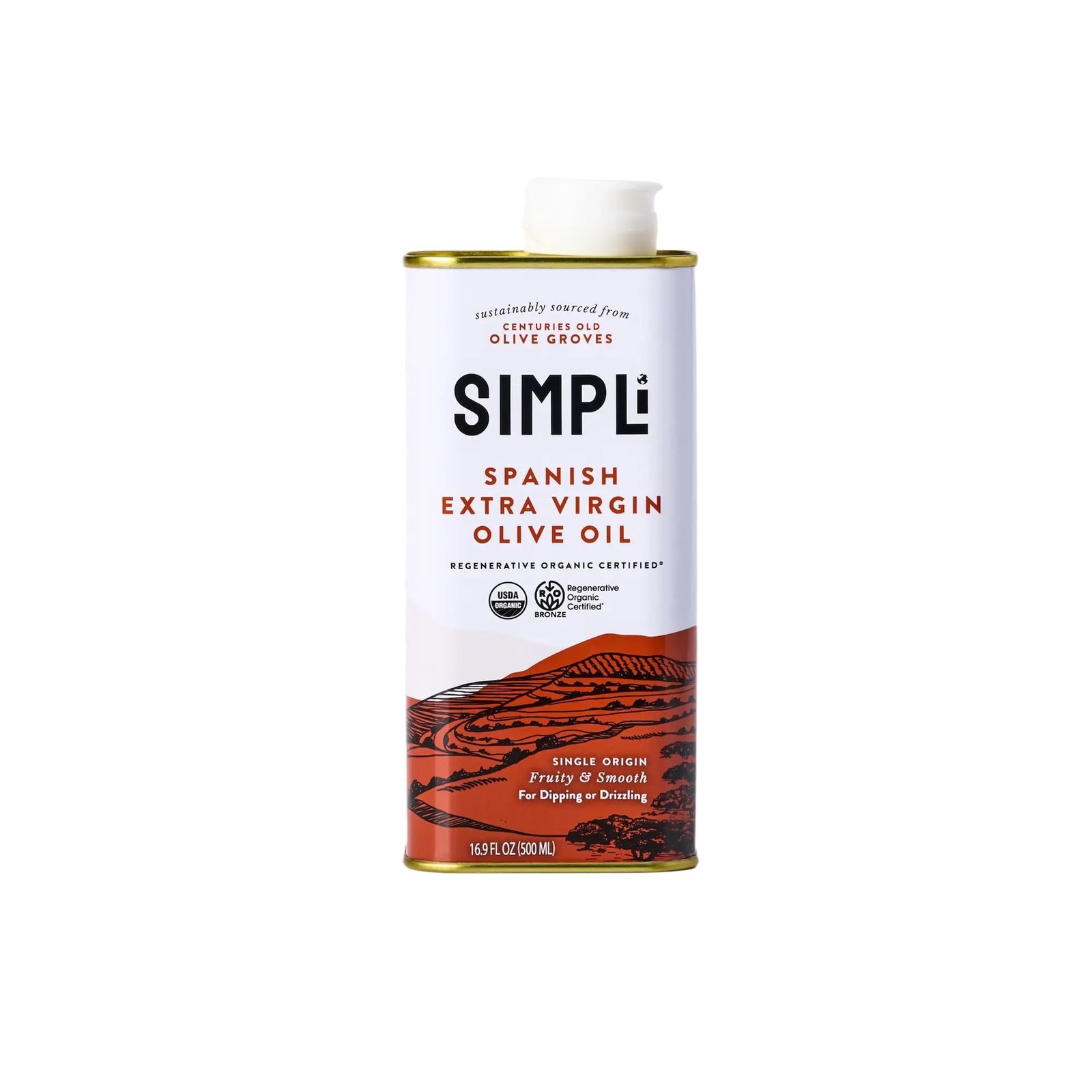 SIMPLi Regenerative Organic Certified® Spanish Extra Virgin Olive Oil,…