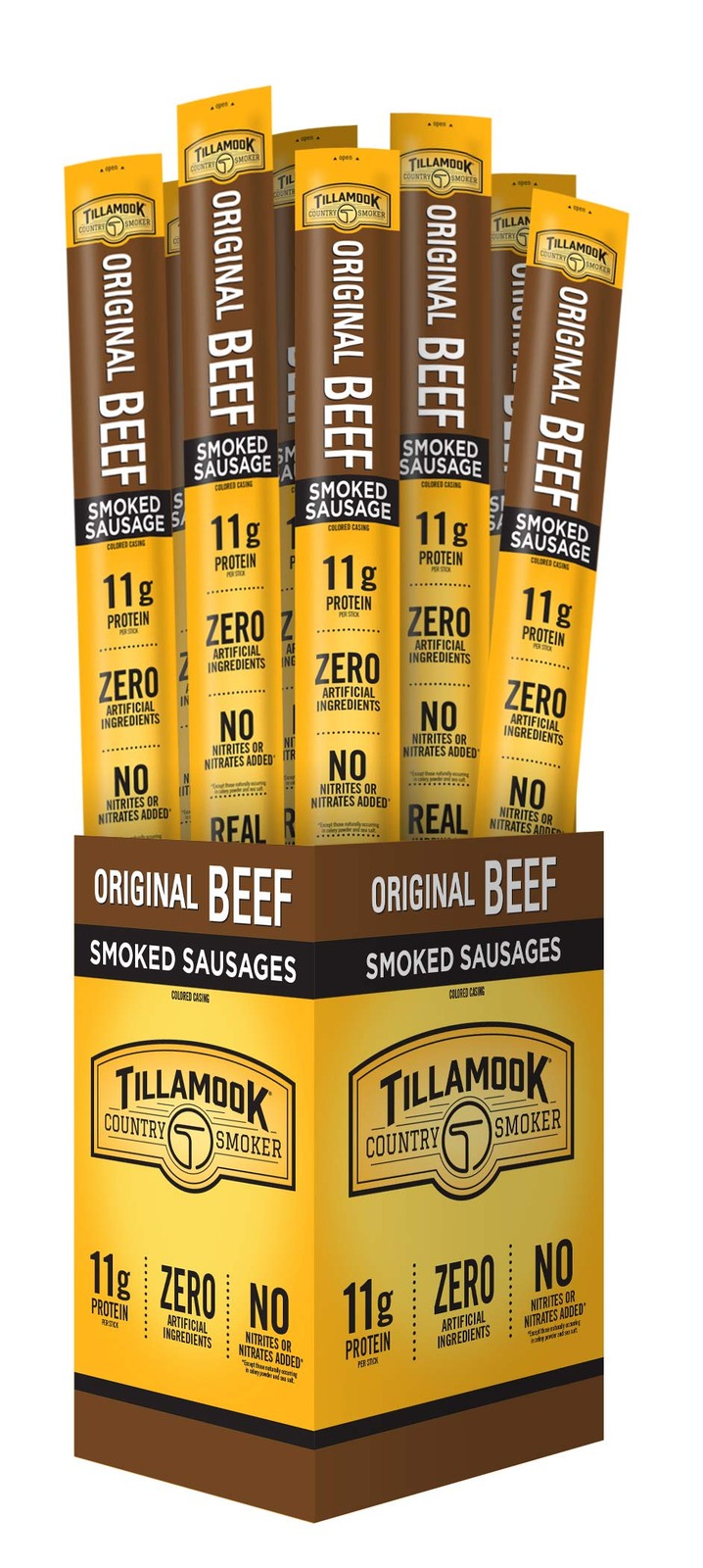 Tillamook Country Smoker Real Hardwood Smoked 1.25 Ounce (Pack of 24)