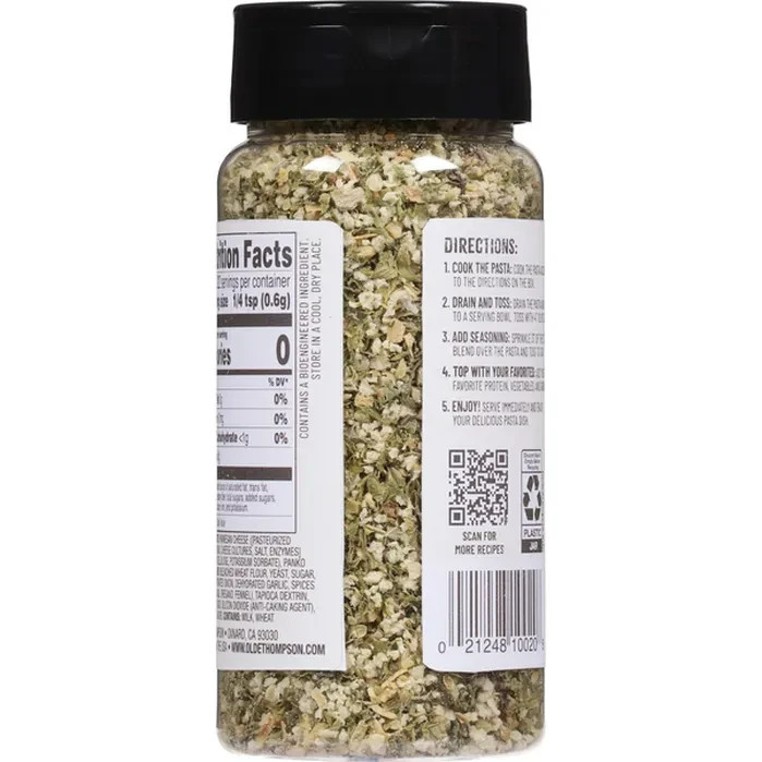 Olde Thompson Pesto Crunch Pasta Mix-Ins Seasoning 4.7 oz (2 Pack)