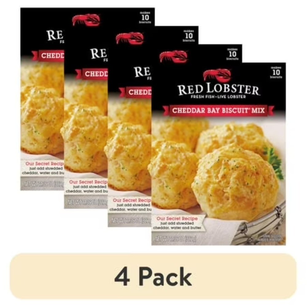 Cheddar Bay Biscuit Mix with Garlic Herb Seasoning 4 Pack Box of Cheddar Biscuit
