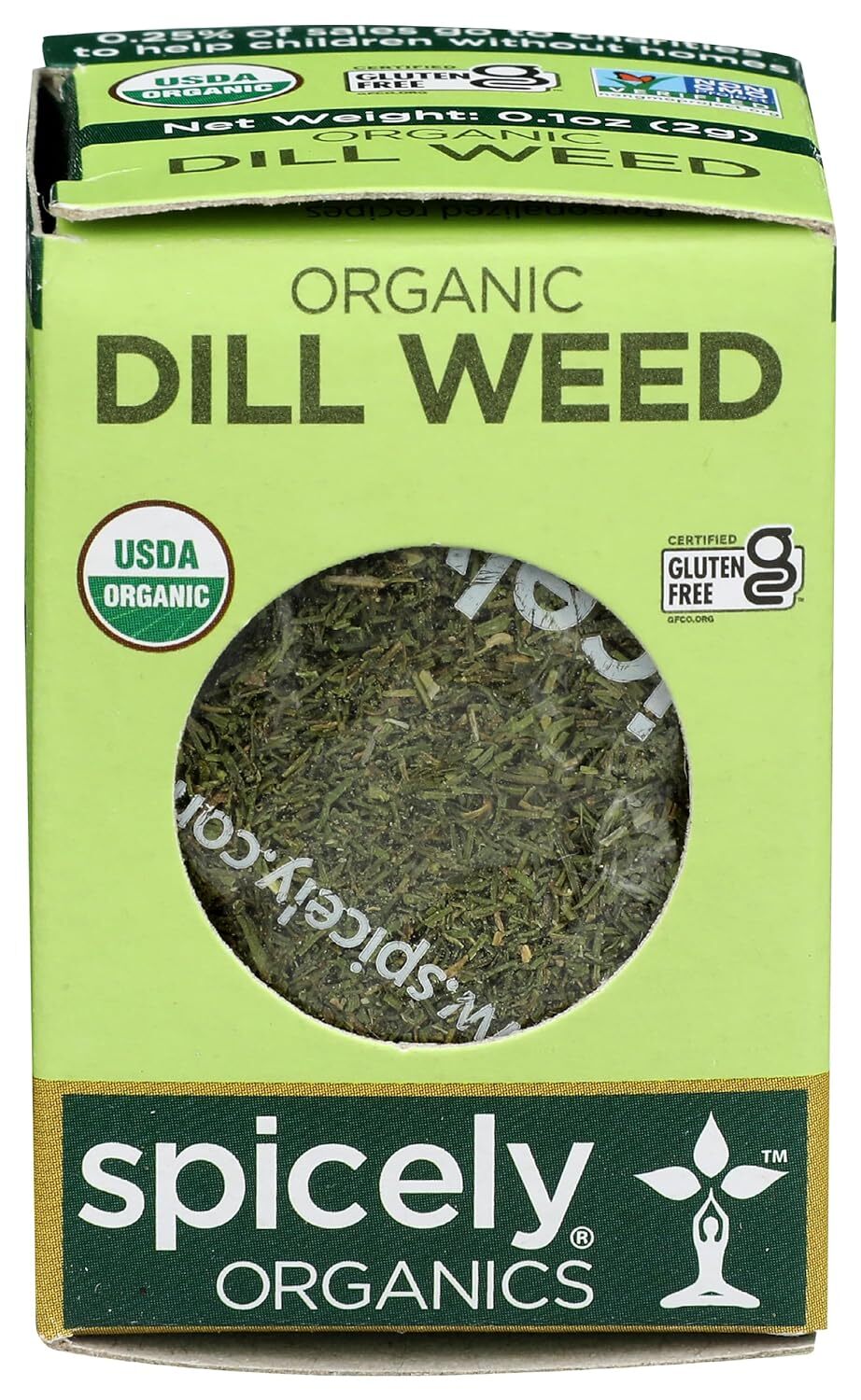Spicely Organics Organic Dill Weed .1 Oz