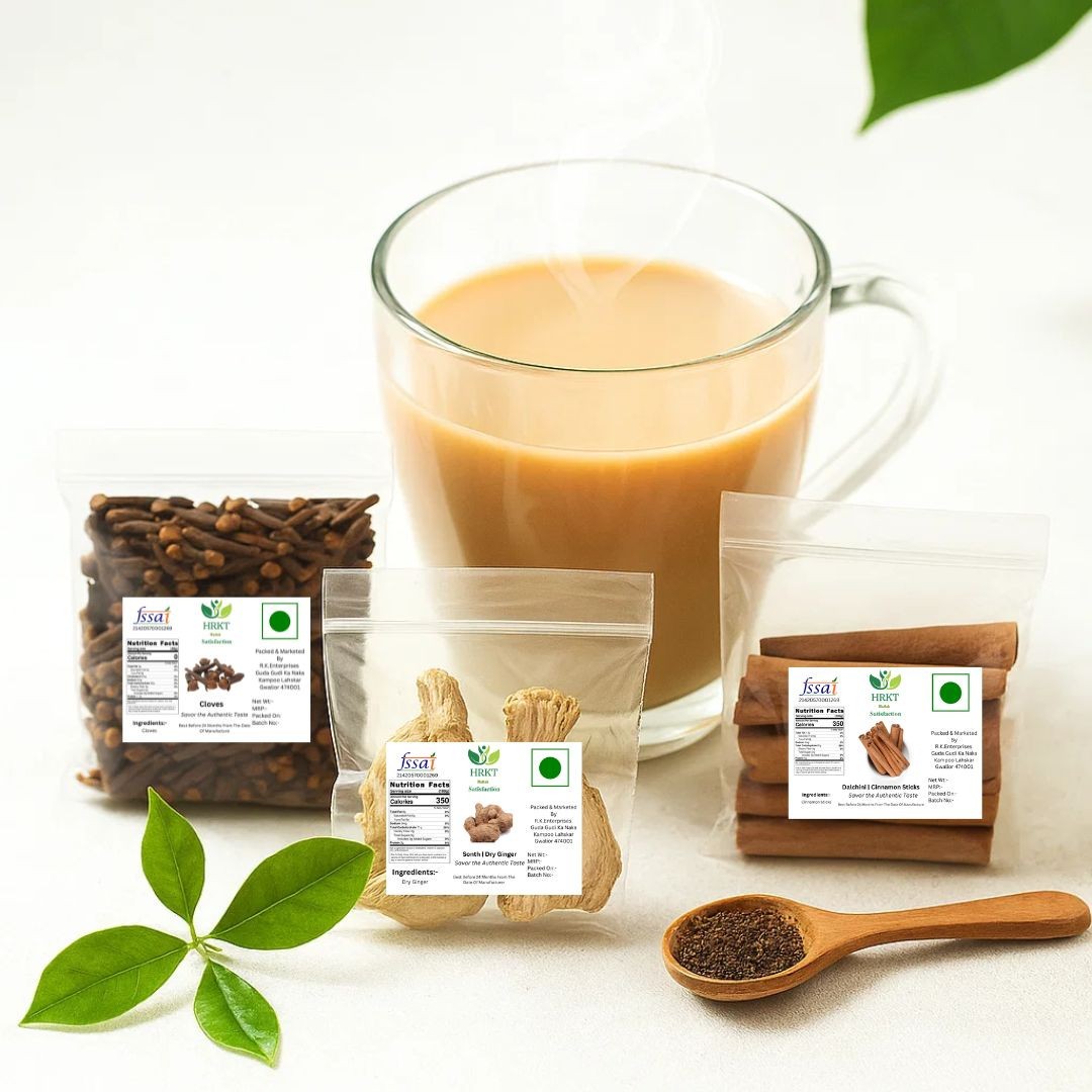 Whole Cloves | Dry Ginger | Cinnamon Sticks | Organic Spice Combo Pack Free Ship