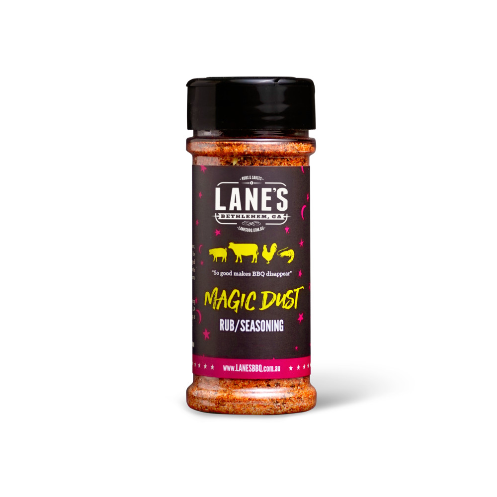 Lane’s Magic Dust Small Shaker Size BBQ Rub Seasoning 124 grams