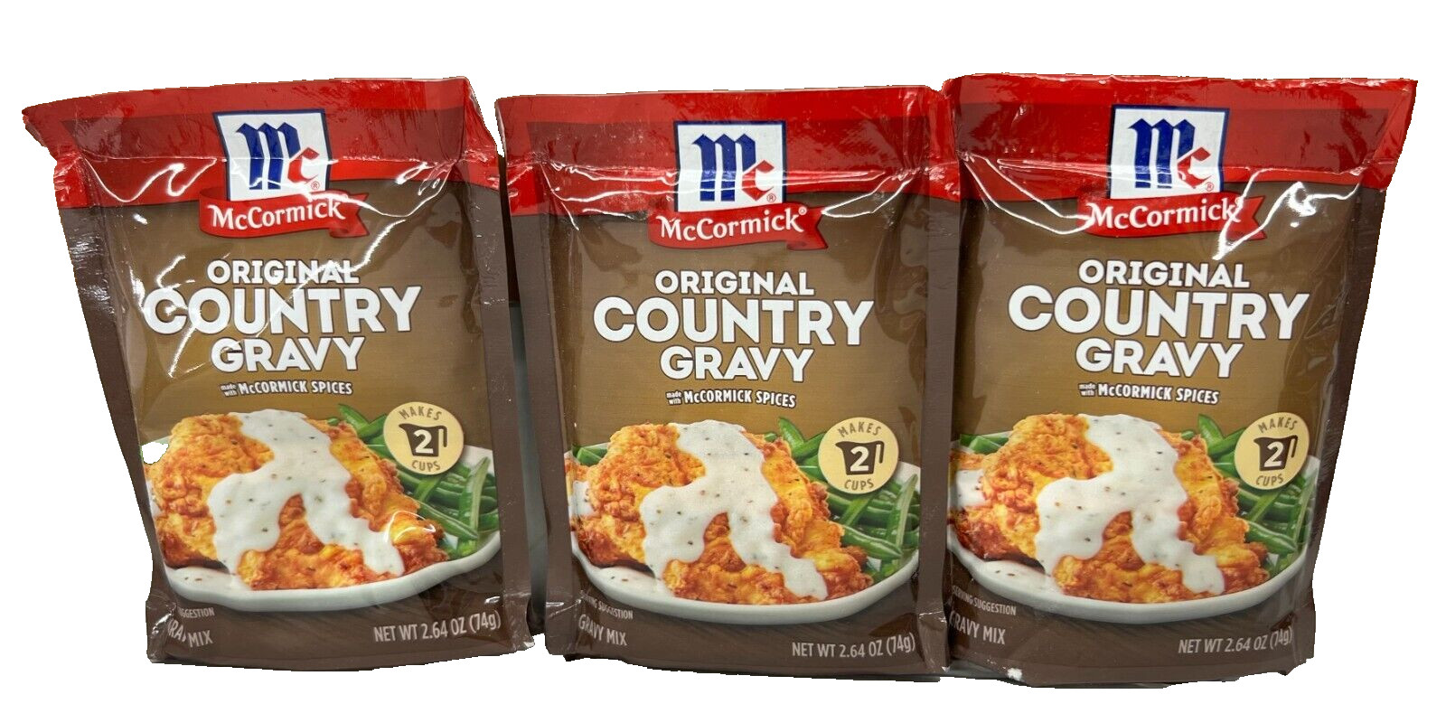 McCormick Original Country Gravy Mix 2.64 oz (3 Pack)