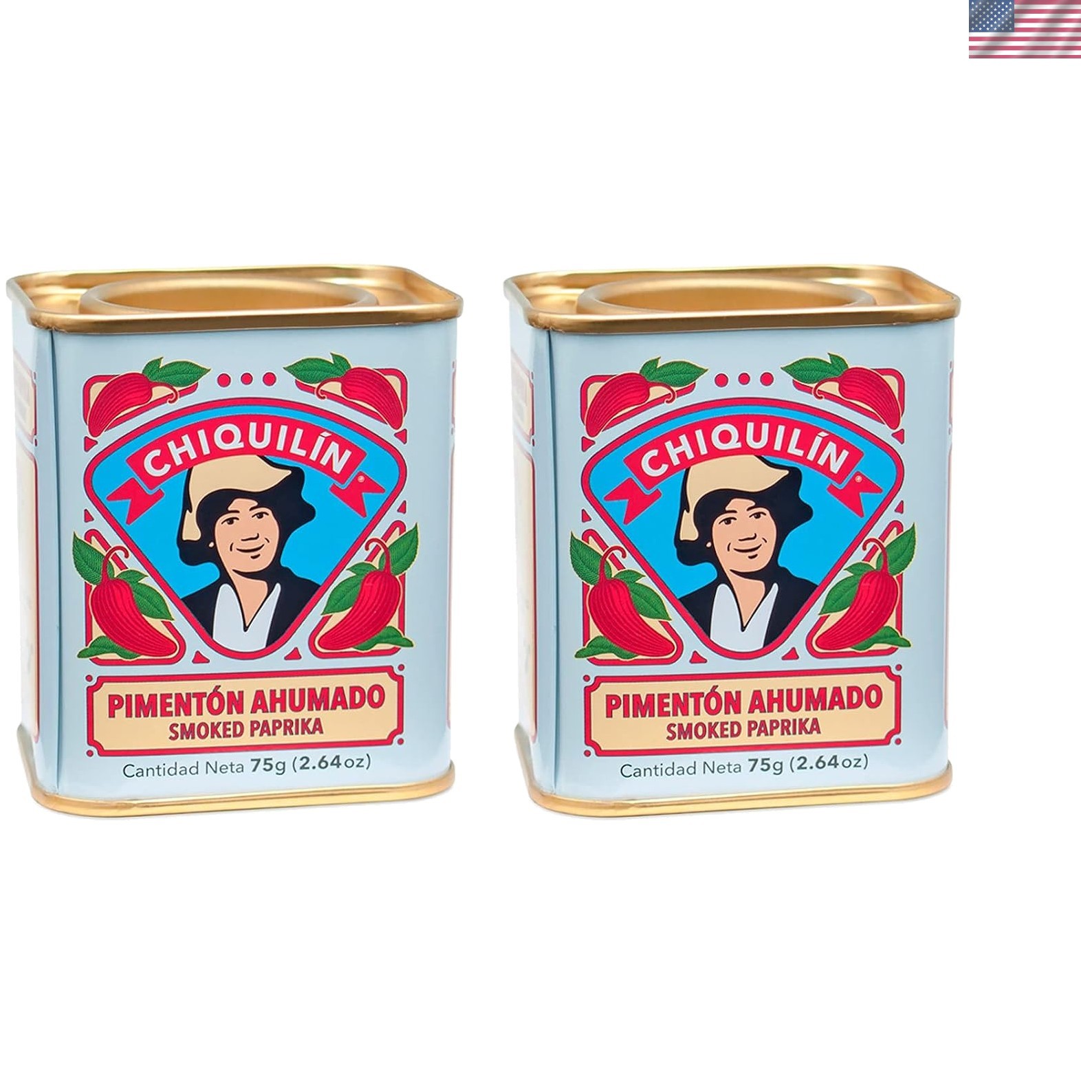 2 Pack Chiquilin Smoked Paprika 5.28 Oz – Rich & Smoky Flavor for Culinary Magic