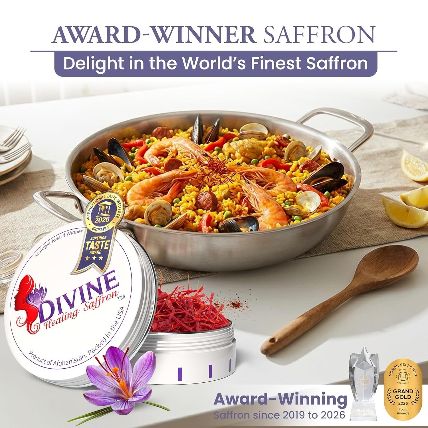 1g Saffron Threads – Enhance Culinary Creations with Pure Flavor