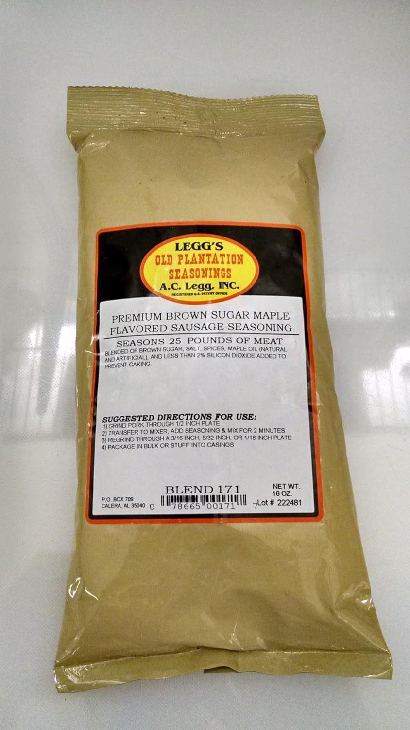 Premium Brown Sugar Maple Flavored Sausage Seasoning