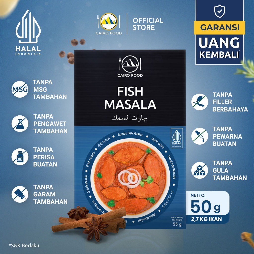 Fish Masala Spice Blend Culinary Seasoning Sweet Heat Street Flavors Bold Aroma