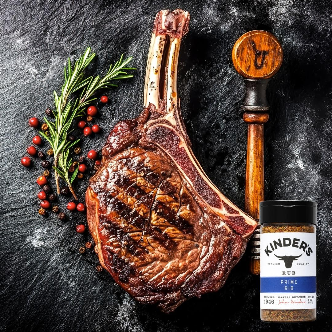 Kinders Prime Rib Rub 5 Ounce Premium Seasoning Blend for Steak and Meat