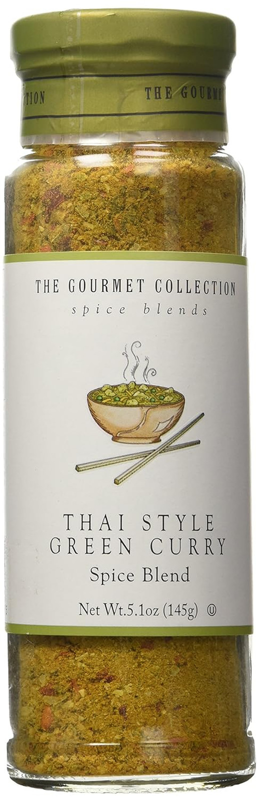 The Gourmet Collection Spice & Seasoning Blend, Thai Style Green Curry – Spicy &