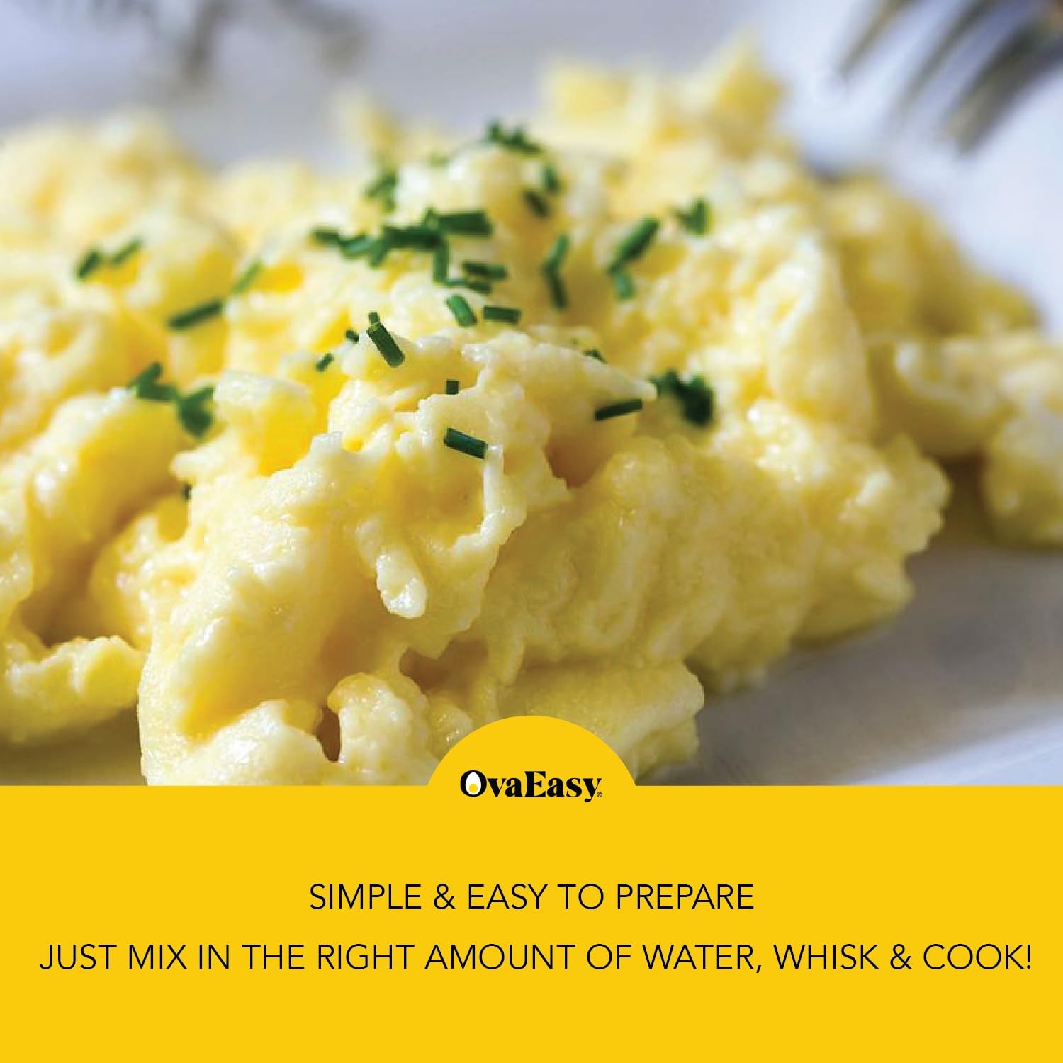 OvaEasy Dehydrated Egg Crystals – 4.5oz. (128g) Bag – Powdered Eggs Made From Al