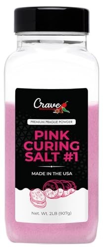 Premium Curing Salt #1 – 2 LB Jar for Sausage, Bacon, Ham, Jerky & Meat Preserva