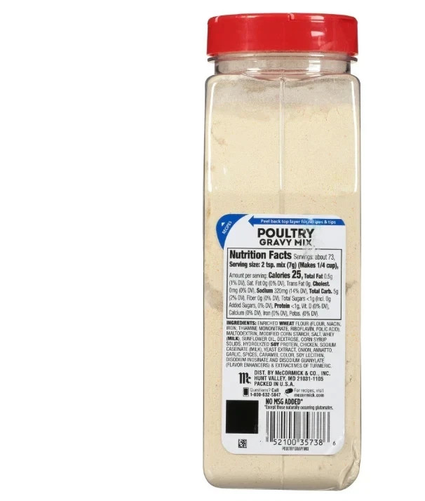 McCormick Poultry Gravy Mix, 18 oz