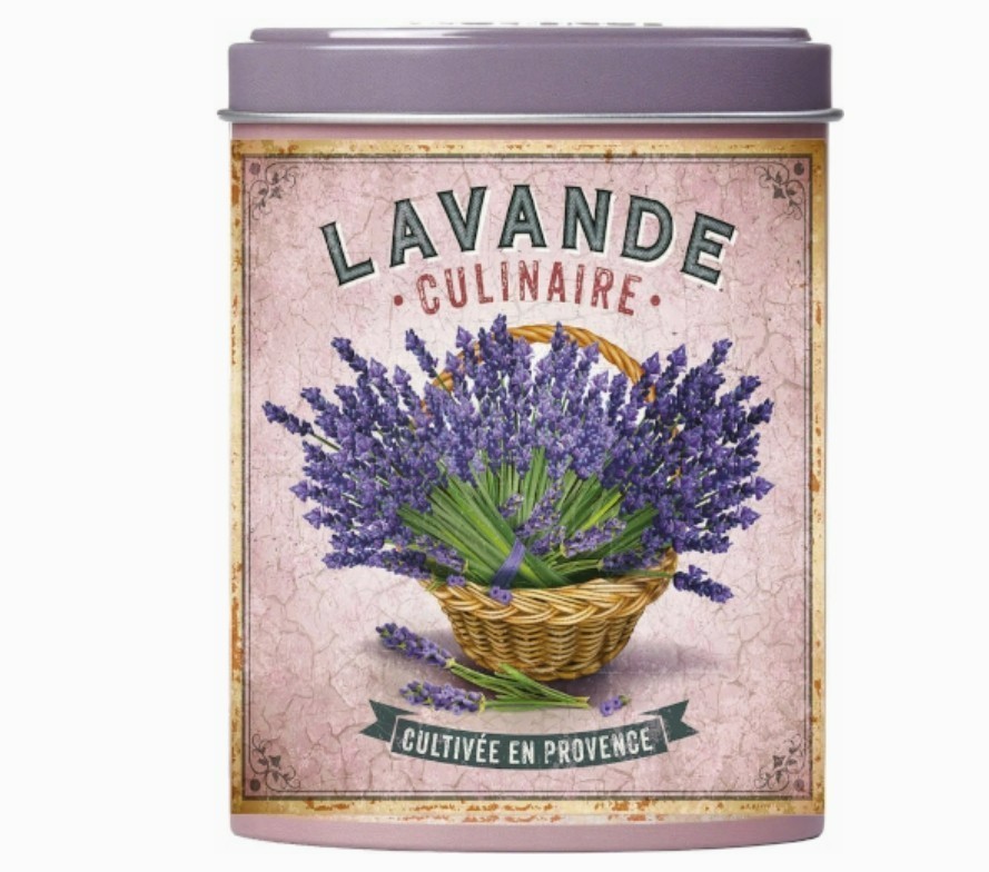 Esprit Provence, Épicerie Lavande (Culinary French Lavender) in Decorative Tin