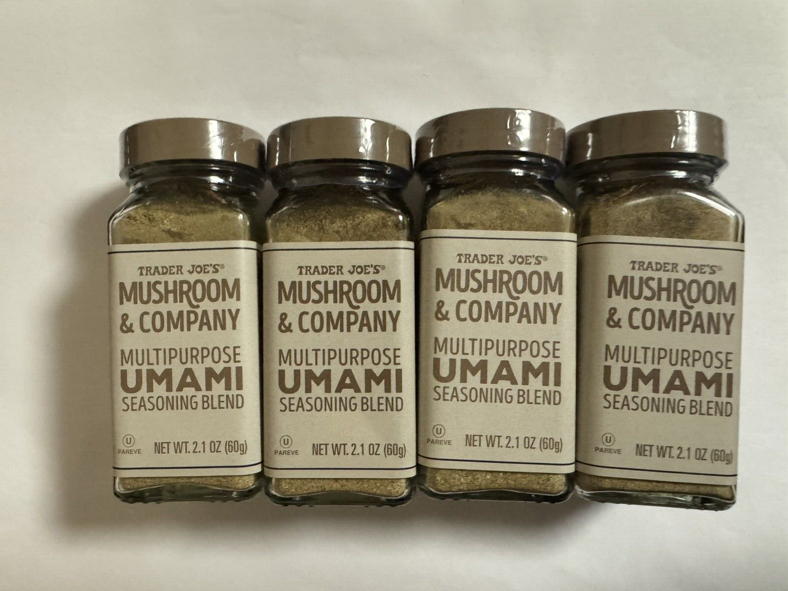4 Pack Trader Joe’s Mushroom & Company Multipurpose Umami Seasoning Blend 2.1 oz