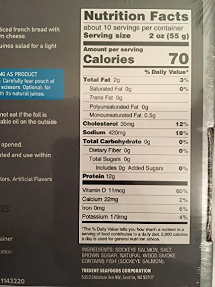 20 Ounce Pack of 1 Fish Fresh Seafood for Cooking and Grilling