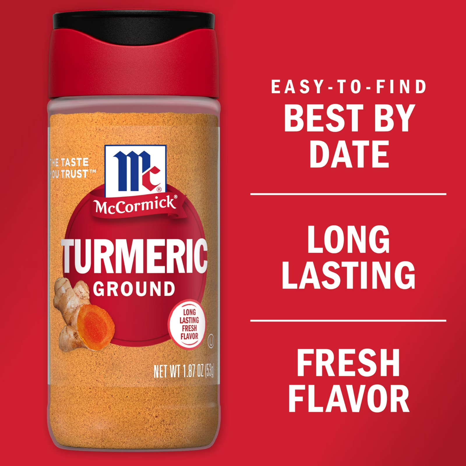 McCormick Kosher Ground Turmeric, 1.87 oz Bottle