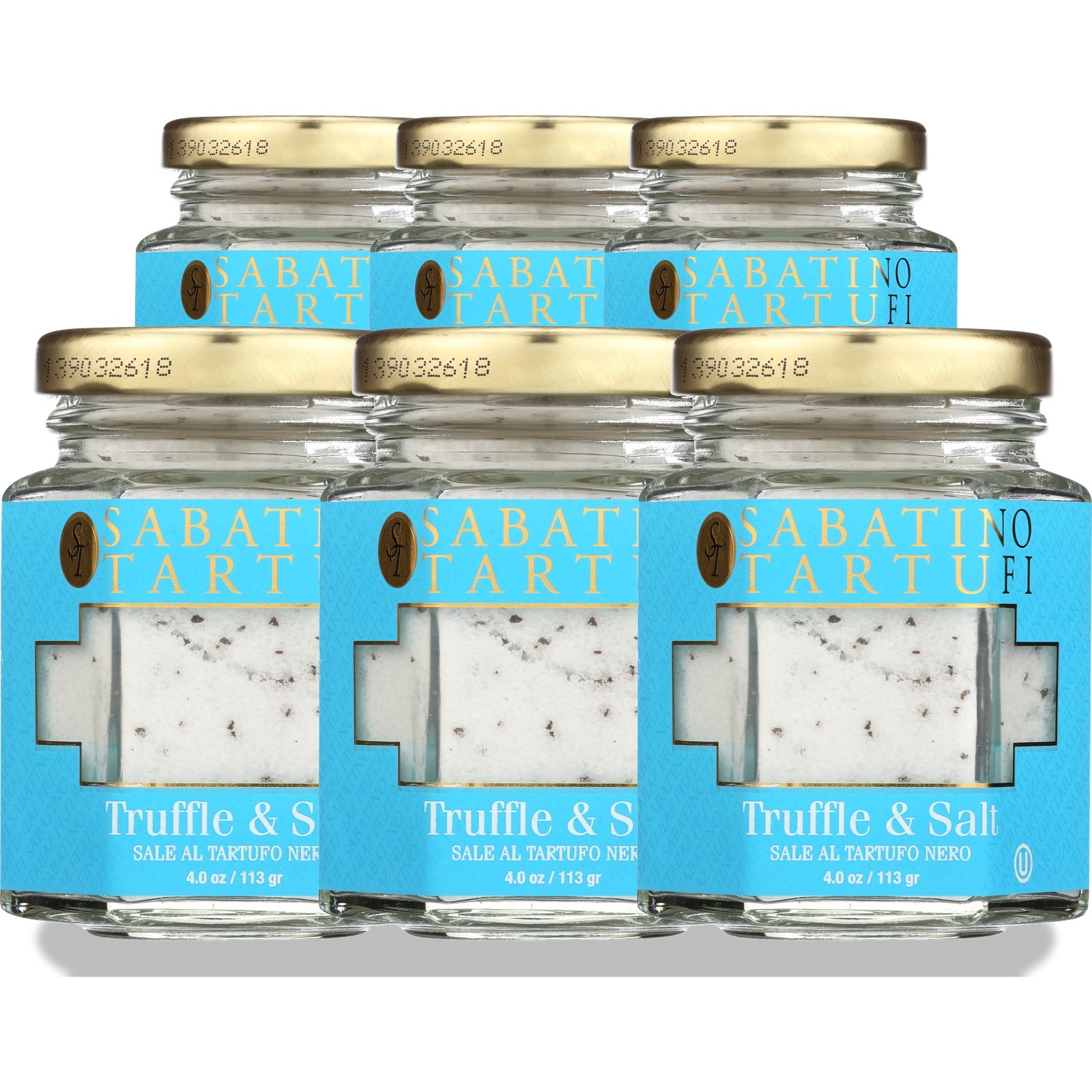 Sabatino Tartufi 4 Oz Truffle & Salt Seasoning 6 Pack